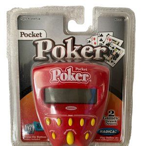 Pocket Poker Radica NIP Draw Deuces Games Vintage 2002